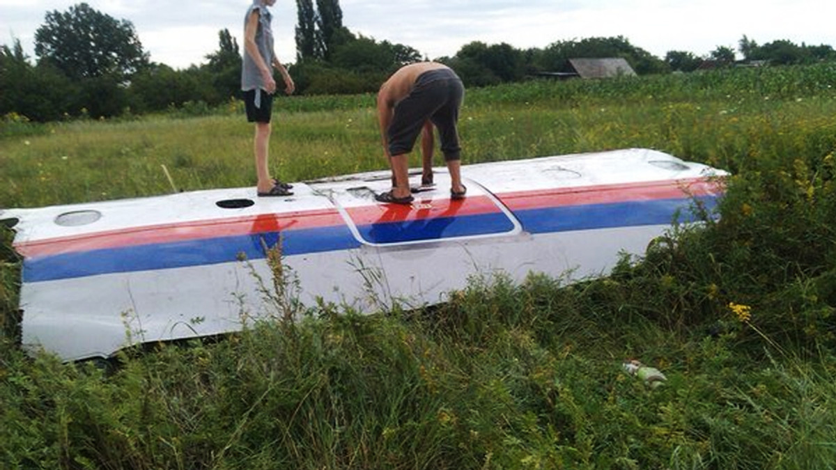 З'явилися перші фото з місця падіння збитого «Боїнг-777» - фото 1
