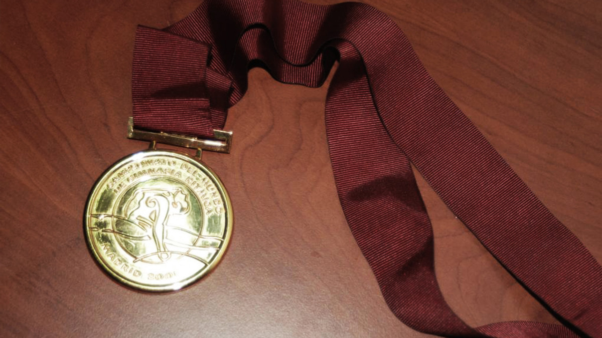 Медаль, яку українська гімнастка продавала для АТО, купили за 100 тисяч грн - фото 1