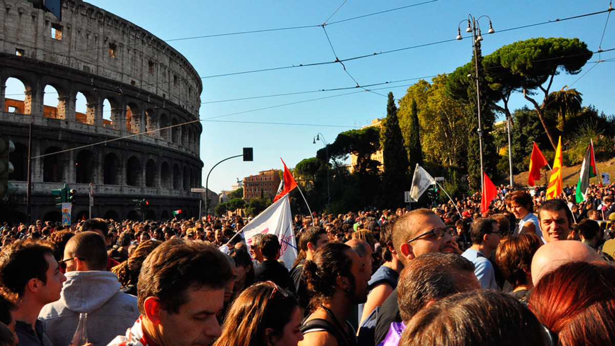 У Римі страйкують півтора мільйона людей - фото 1