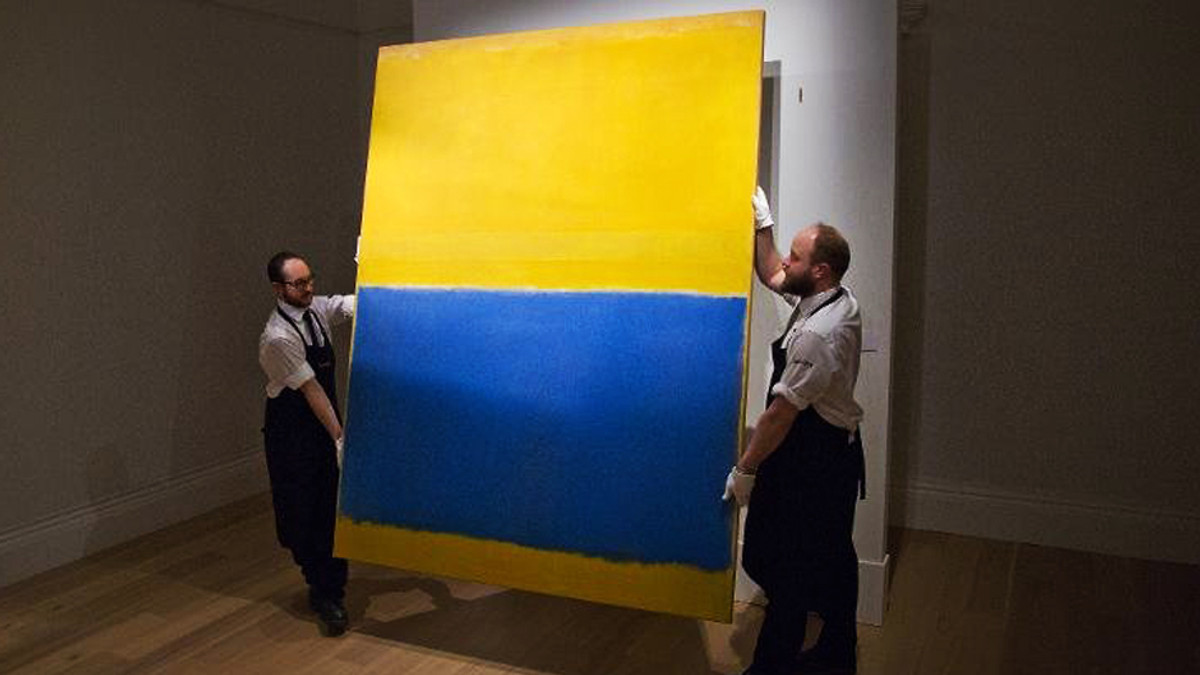 Синьо-жовта картина пішла з молотка за $40 мільйонів - фото 1