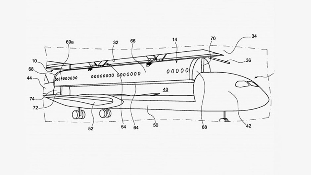 Airbus запатентував пасажирський літак, що розділяється - фото 1