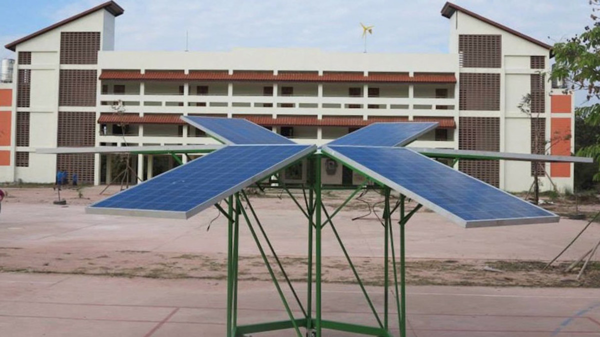 Таїландська школа на сонячних батареях витрачає на електрику $1 на місяць - фото 1