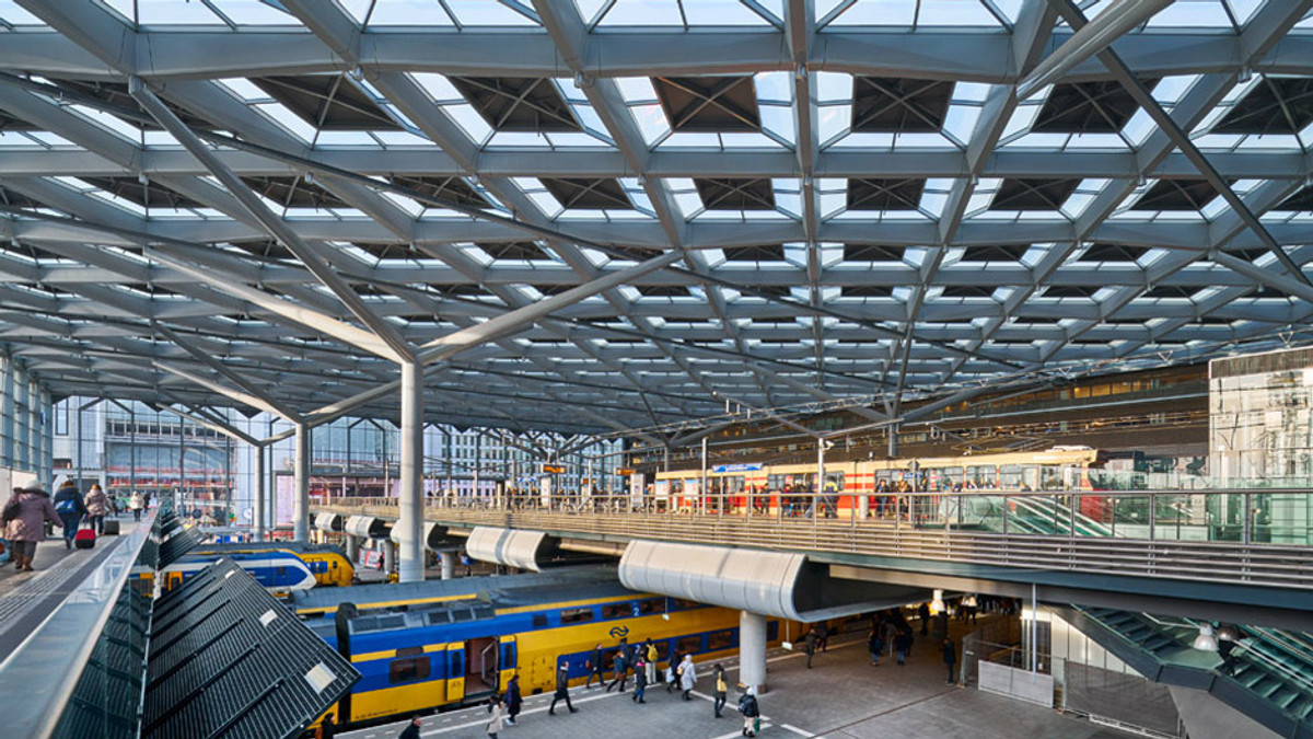 У Гаазі збудували залізничний вокзал із «розумним» дахом - фото 1