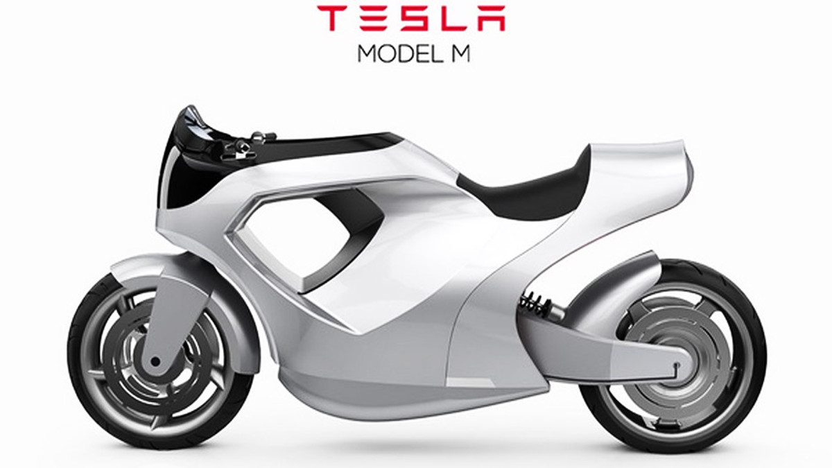 Дизайнер показав концепт електромотоцикла Tesla - фото 1