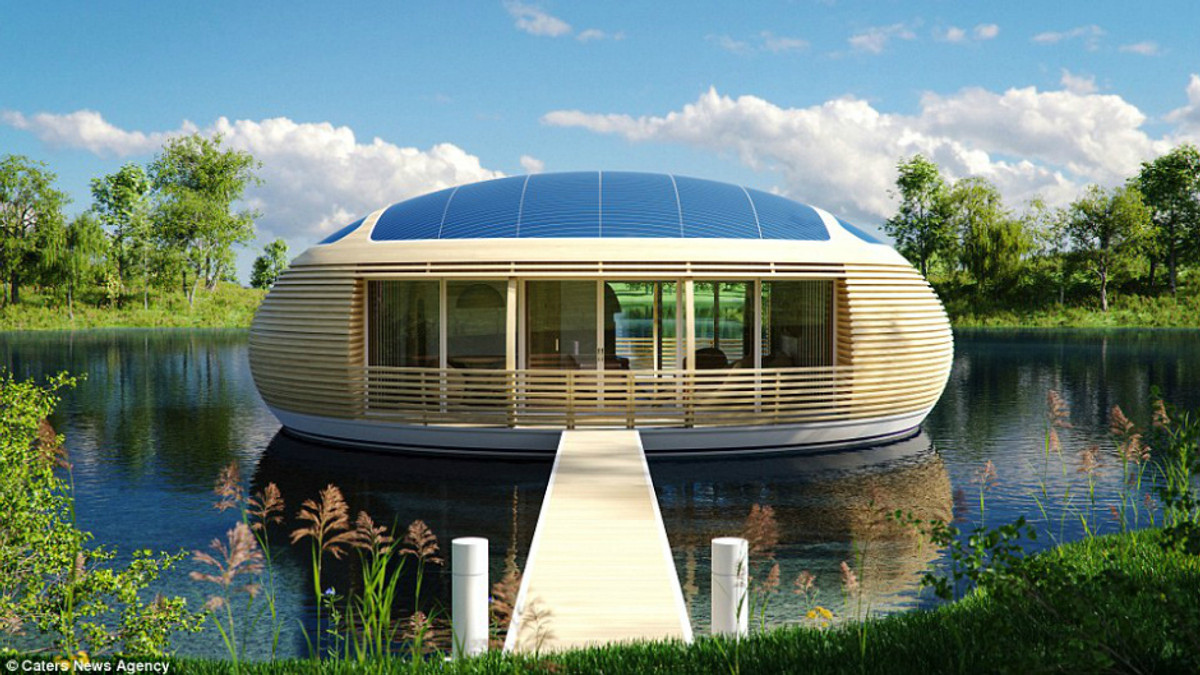 Створили плавучий еко-дім на сонячних батареях - фото 1