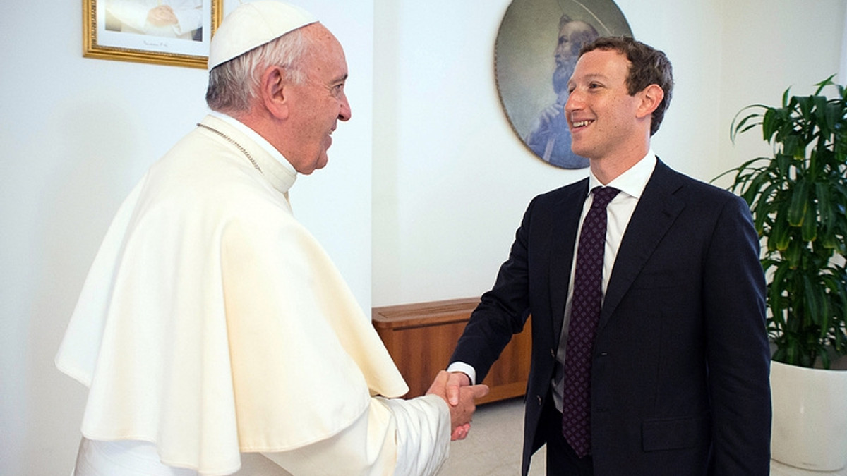 Папа Франциск зустрівся з Марком Цукербергом - фото 1