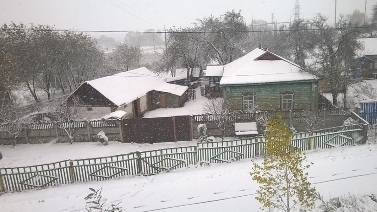 Три області України притрусило снігом - фото 1