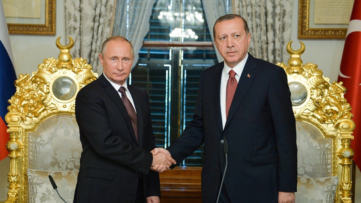 Президент РФ Володимир Путін і президент Туреччини Реджеп Ердоган - фото 1