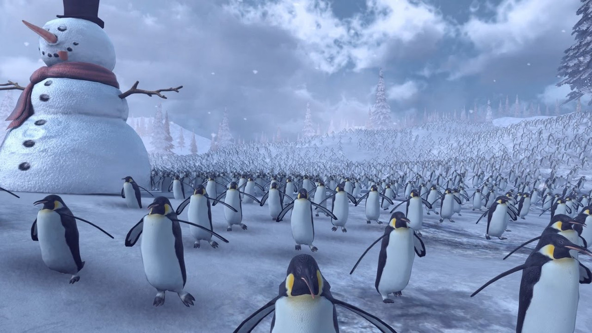 Новорічна битва: Армія Санта-Клаусів проти війська пінгвінів - фото 1