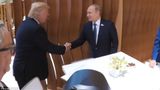 Перша зустріч. Трамп і Путін потиснули один одному руки